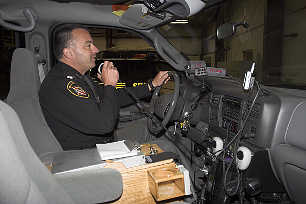 Sheriffs command vehicle.